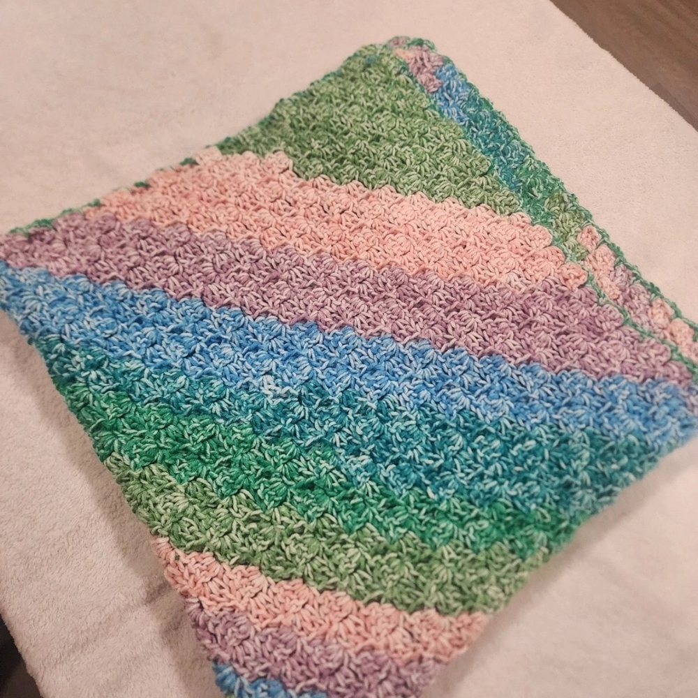 Multicolor Crochet Blanket